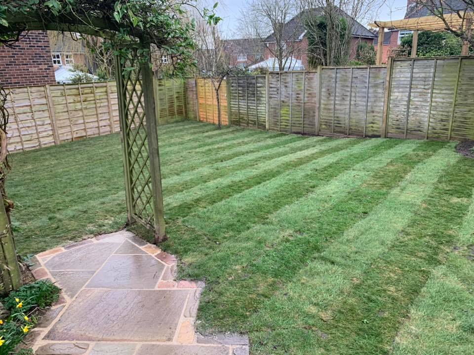 Turf laying Goostrey